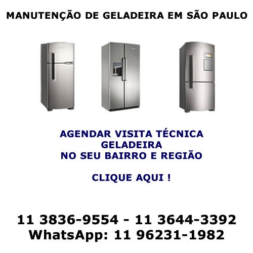 agendar visita técnica geladeira em são paulo