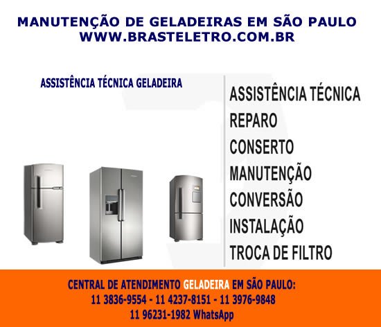 manutenção de geladeira em são paulo
